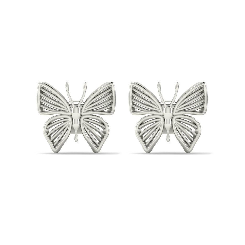 Butterfly Stud Earrings for Women & Girls | 925 Sterling Silver