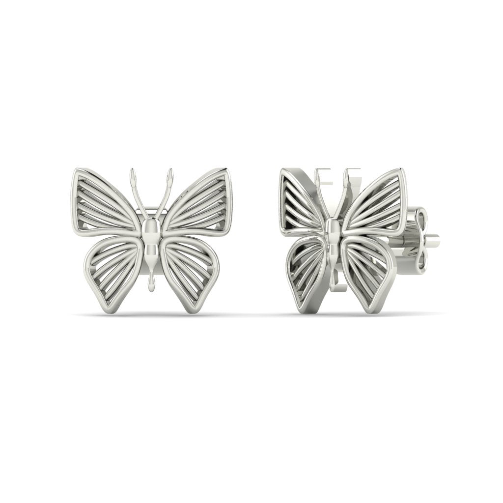 Butterfly Stud Earrings for Women & Girls | 925 Sterling Silver