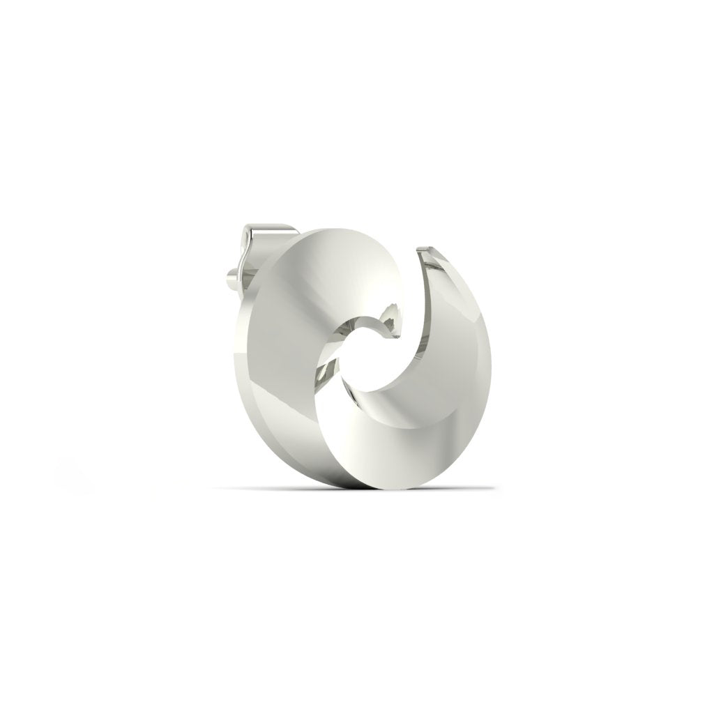 Tornado 925 Sterling Silver Earrings for Men