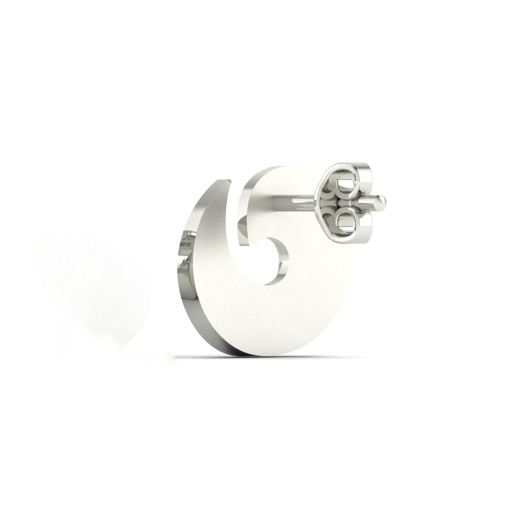 Tornado 925 Sterling Silver Earrings for Men