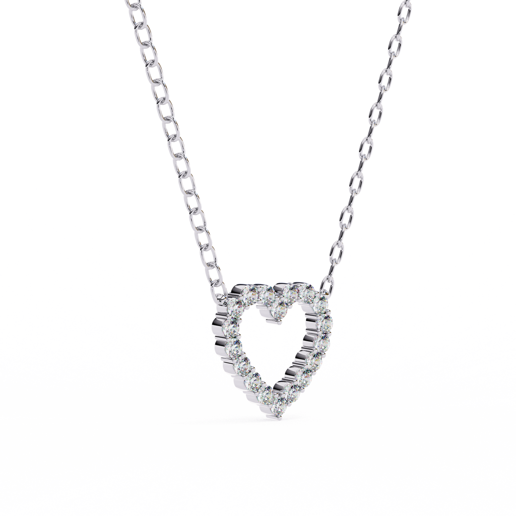 ISEHRA Aura of Love Sterling Silver Pendant Necklace for Women