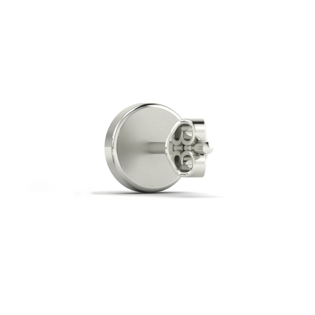 Plain Round Single Stud Earrings for Men