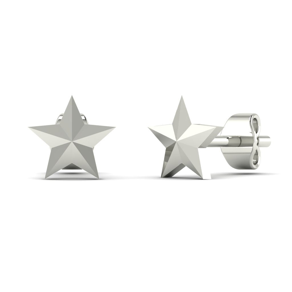 Star Stud Earrings for Women & Girls 925 Sterling Silver