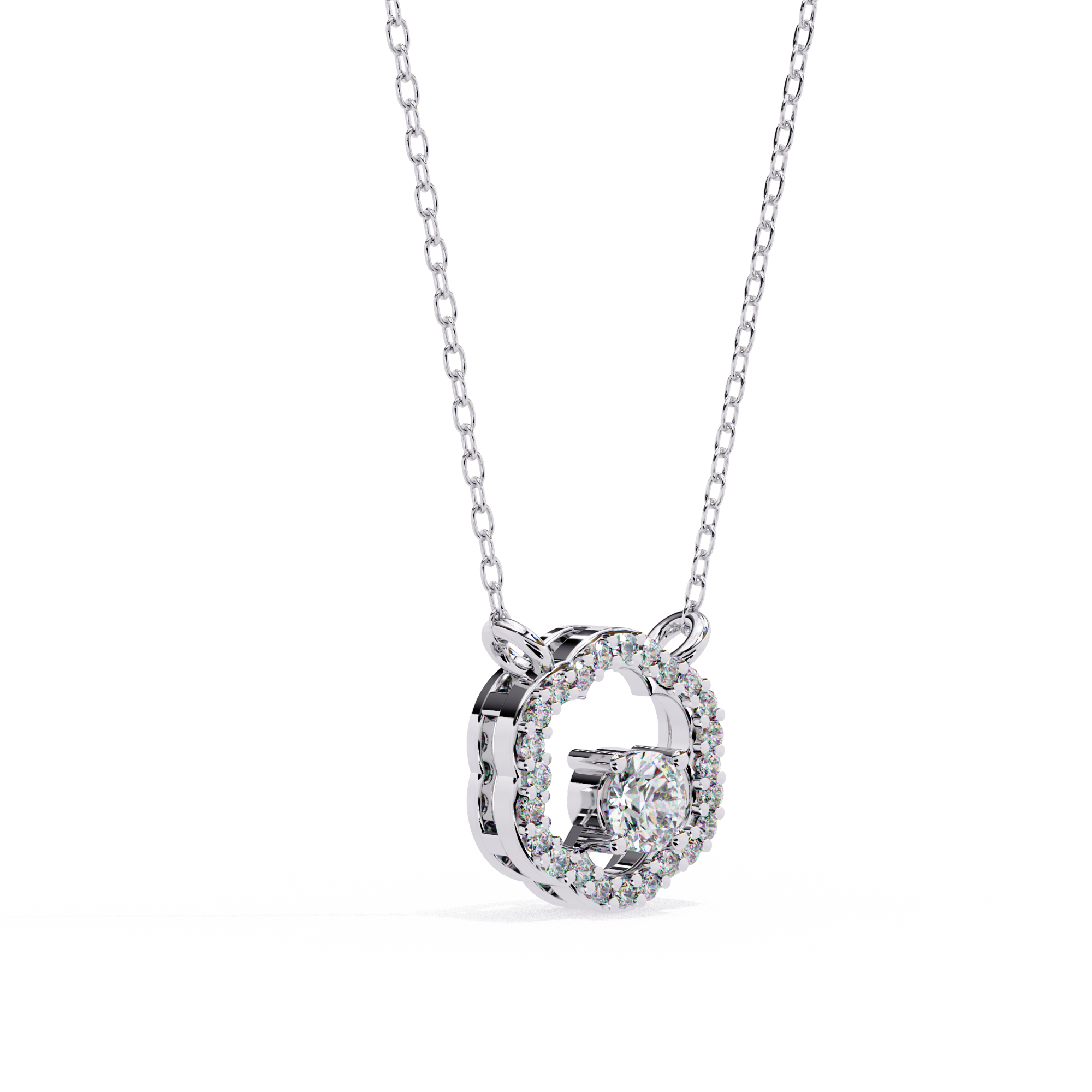 ISEHRA Dancing Petal Women’s Sterling Silver Pendant Necklace