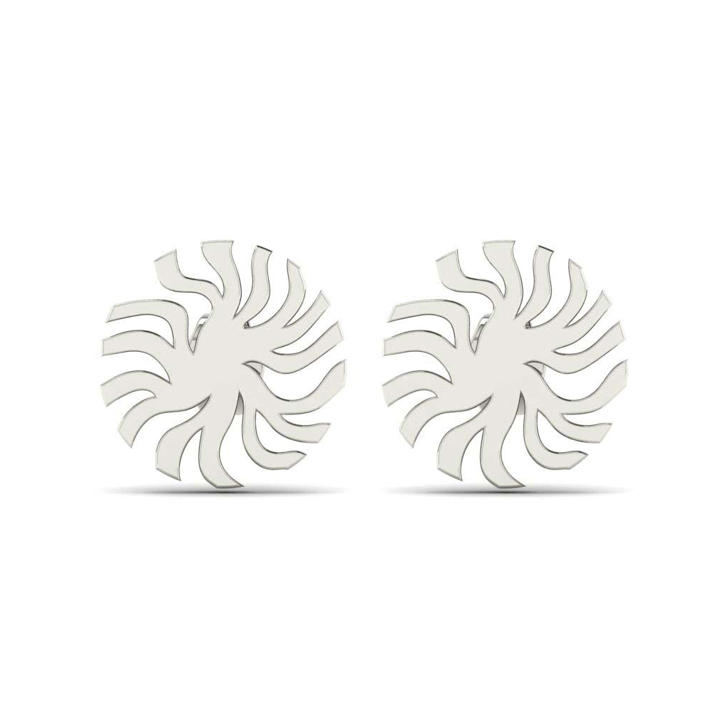 Pure 925 Sterling Silver Boho Spirit Earrings Studs for Women