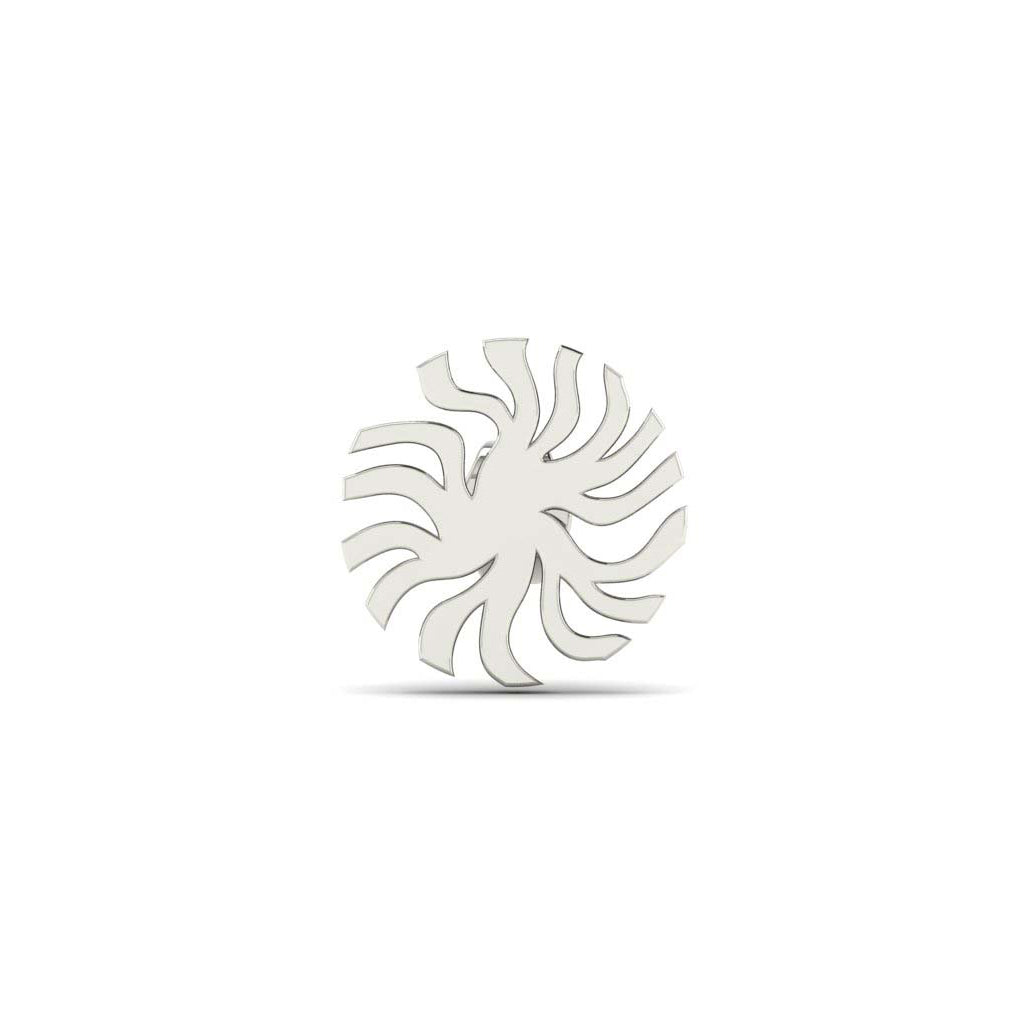 Men’s 925 Sterling Silver 8mm Spirit Stud Earring