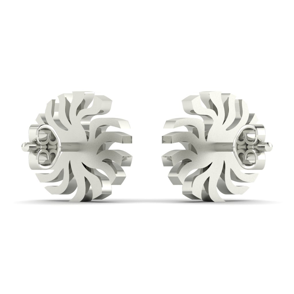 Pure 925 Sterling Silver Boho Spirit Earrings Studs for Women