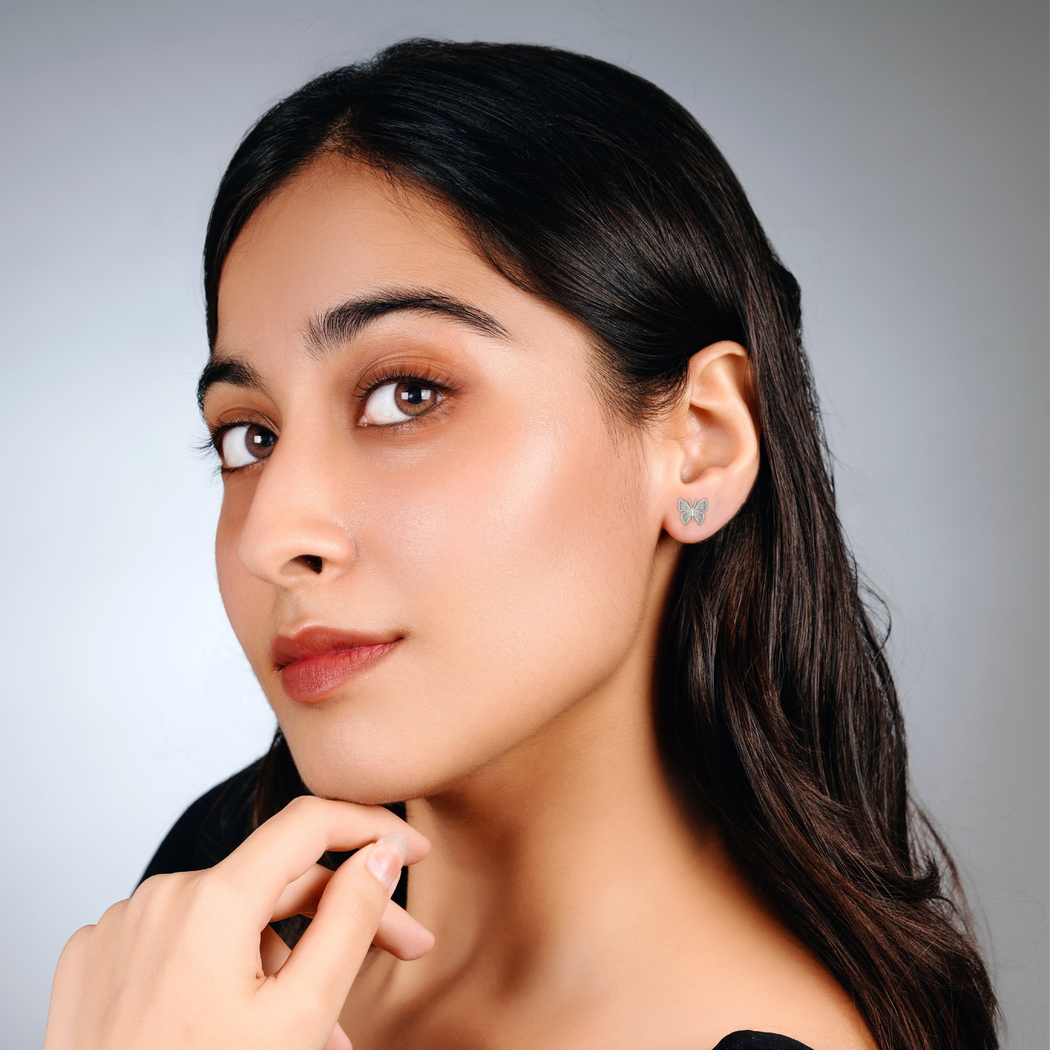 Butterfly Stud Earrings for Women & Girls | 925 Sterling Silver