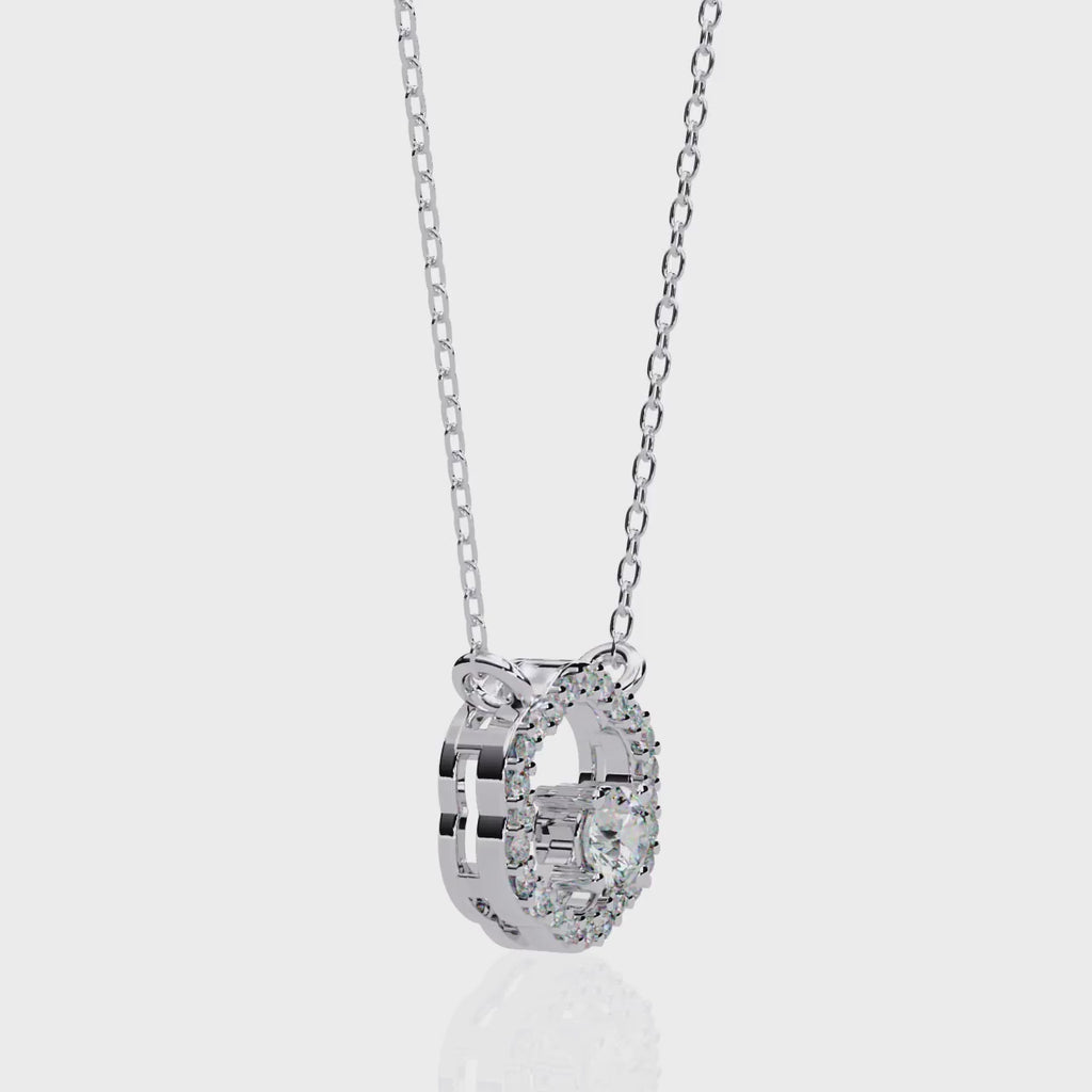 ISEHRA Dancing Petal Women’s Sterling Silver Pendant Necklace