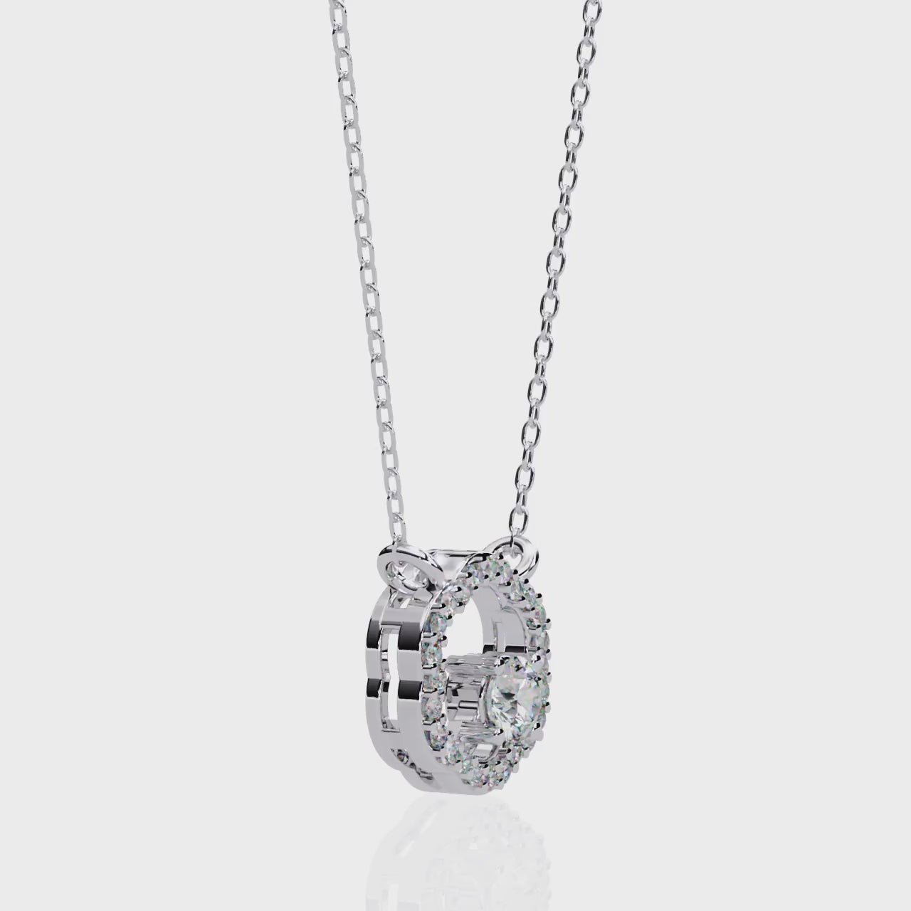 ISEHRA Dancing Petal Women’s Sterling Silver Pendant Necklace