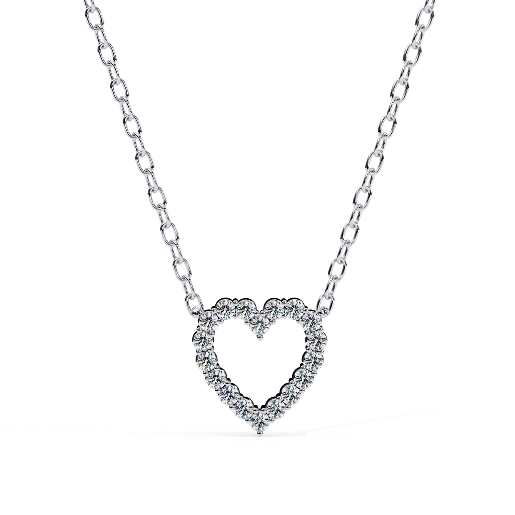 ISEHRA Aura of Love Sterling Silver Pendant Necklace for Women